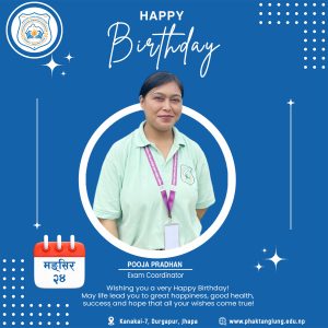 Happy Birthday to you Pooja Mam !!
